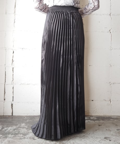 Accordion Pleats Skirt BK