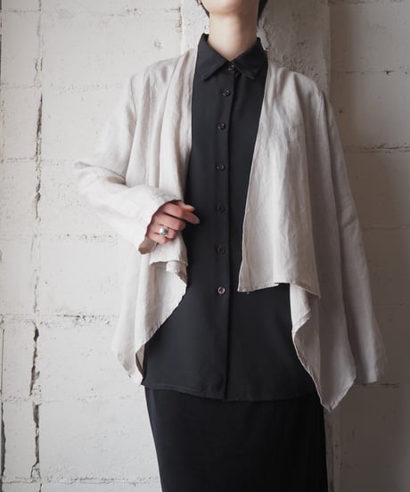 Made in Italy Linen Drape Jacket BE