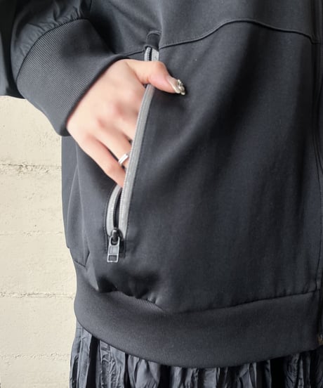 adidas Nylon Sleeve Track Jacket BK