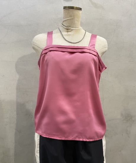 Satin Sleeveless Tops PI