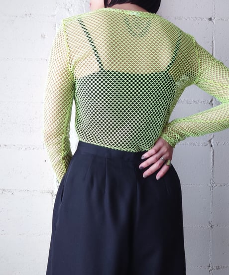 Mesh Long Sleeve Tee YGN