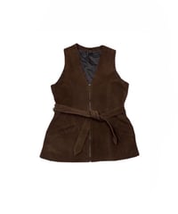 Belted Suede Vest BR