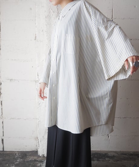 KING SIZE Stripe B.D.Shirt WHYENV