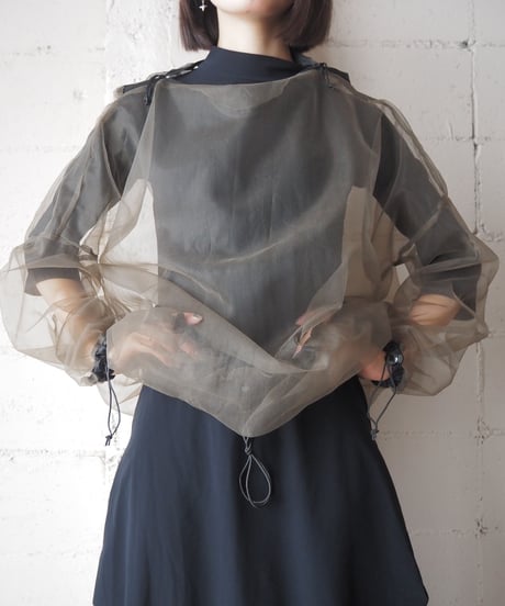 Bicolor Sheer Hoodie KABK