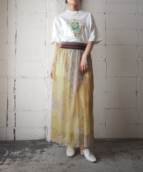 Sunflower Print Tee WH
