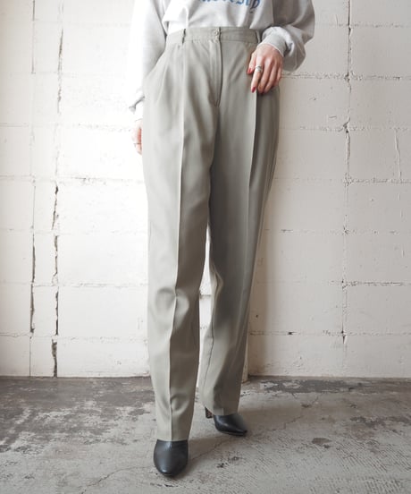 Center Press Straight Pants KA