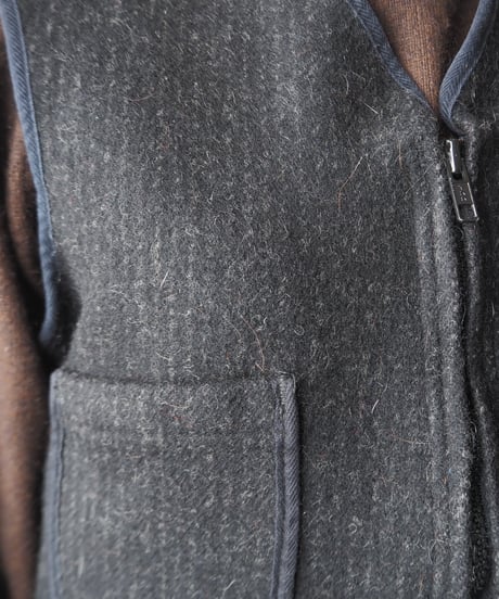 Woolrich Zip Up Wool Vest DGR