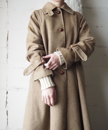Soutien Collar A Line Wool Coat BE