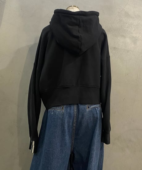 adidas  Logo Short Hoodie BK