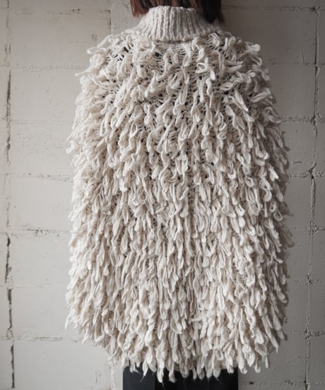 Fringe Knit High Neck Vest IV