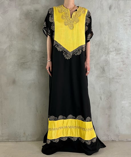 Embroidery Short Sleeve Dress YEBK