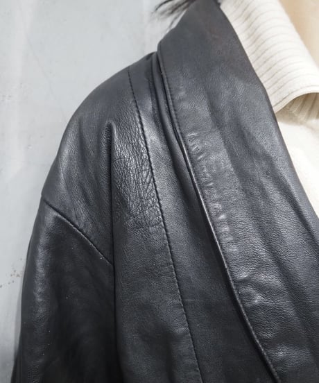 Leather Belt Jacket BK