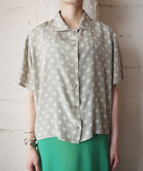 Dot Silk Shirt GR