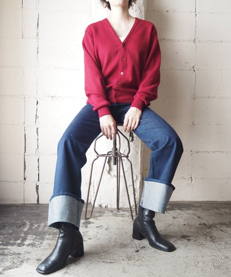 Vneck Knit Cardigan RE