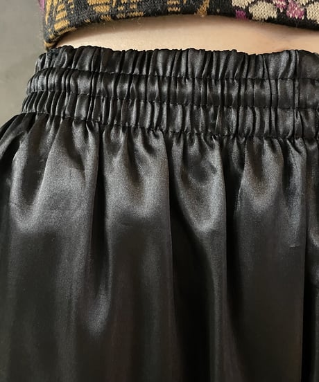 Satin Easy Pants BK