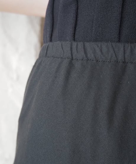 Ruffled Tiered Easy Cotton Skirt BK