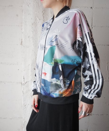 adidas Paint Pattern Track Jacket BKWH