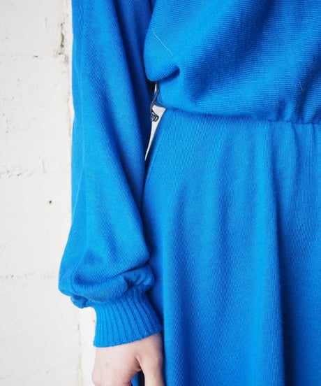 Mock Neck Knit Dress BL