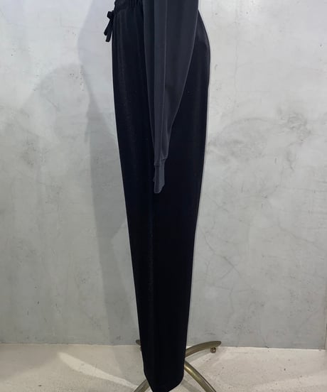 Lame Mix Easy Pants BK