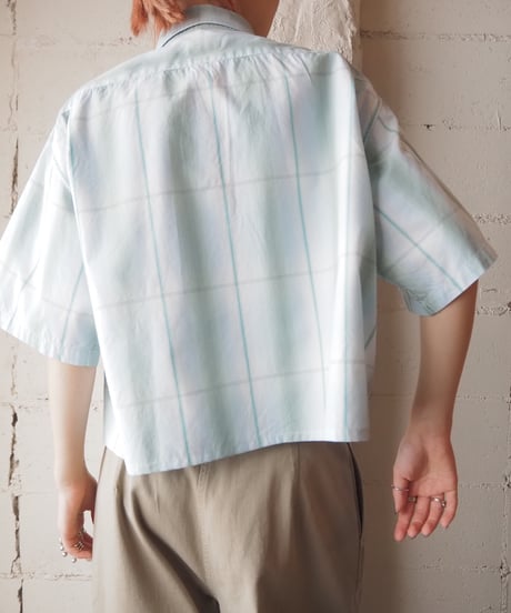 Remake LACOSTE Cropped Check Shirt LBLLGN