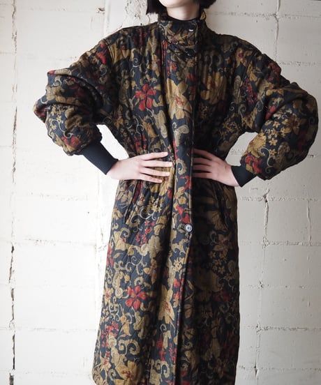 Floral Print Long Coat BKREBE