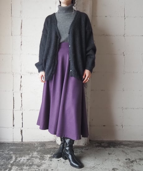 Mohair Knit Cardigan DGR