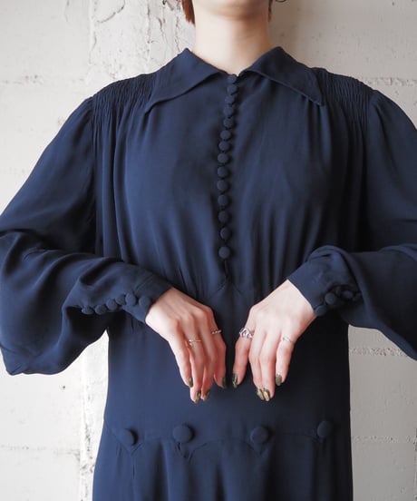 Vintage Many Button Shirt Dress NV