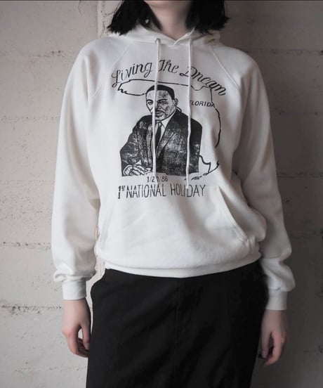 1980's MLK Florida 'Living the Dream' Print Hoodie WH