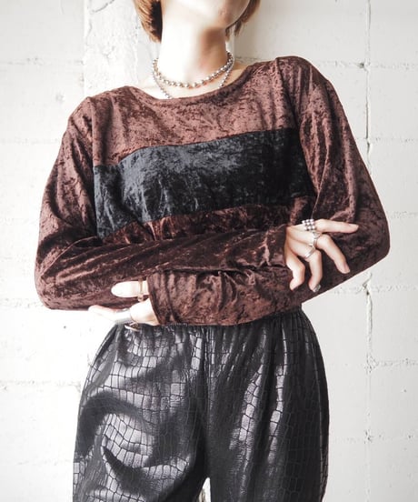 Bicolor Velour Cutsewn BRBK