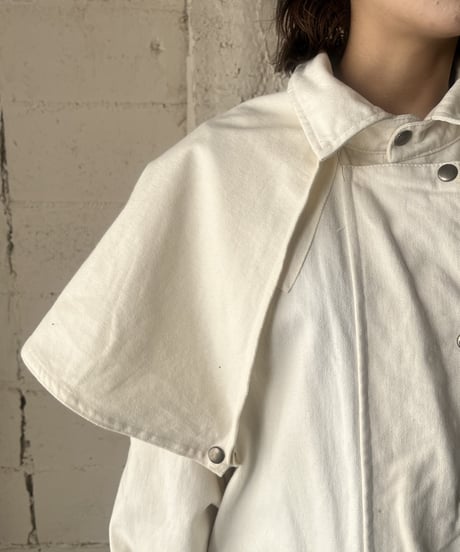 White Denim Duster Coat WH