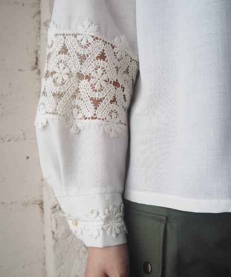 Flower  Lace Blouse  WH