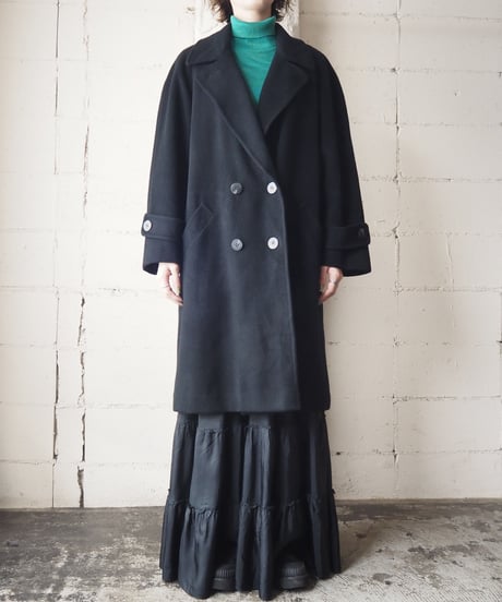 Cashmere Chester Coat BK
