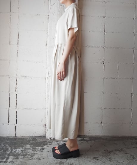 Nikki Saggaro Pleated Skirt Shirt Dress BE