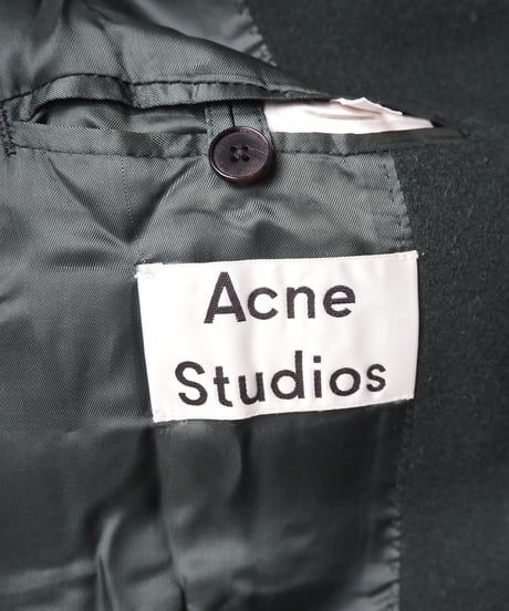 Acne Studios Fur Collar Chester Coat DGN