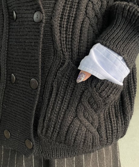 Double Breasted Cardigan