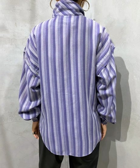 Design Stripe Blouse PUR