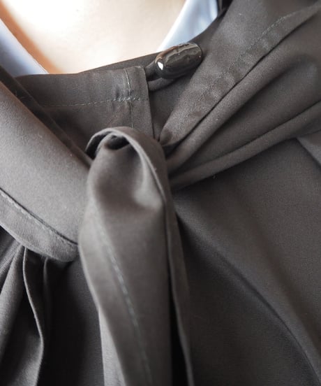 Hooded Shawl Collar Cape Coat BK