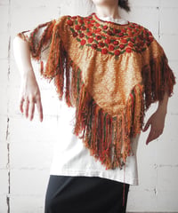 Vintage Embroidery Fringe Plo Collar OR