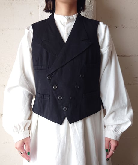 1930~40's Double Breasted Vest BK