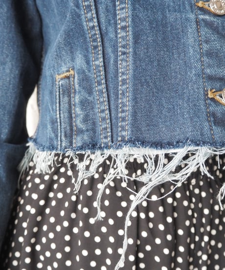 REMAKE Levi's Cutoff Denim Jacket BL