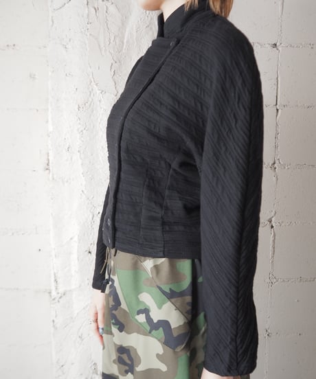Double Breasted Cutsewn Jacket BK