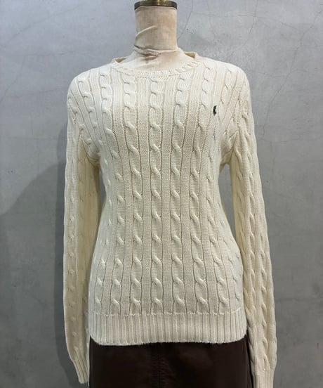 Ralph Lauren Cotton Cable Knit　IV