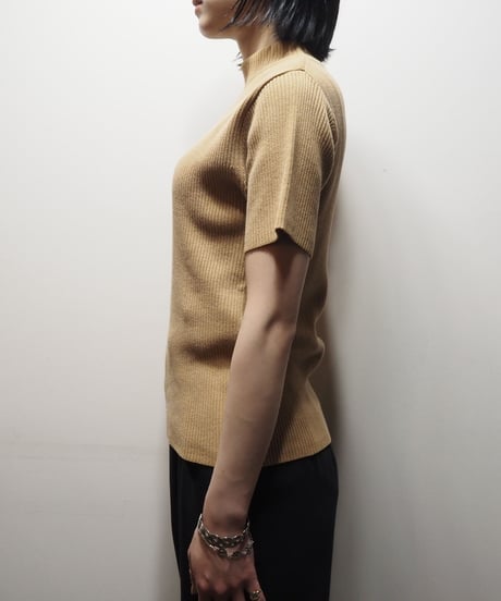 Mock Neck Rib Knit BE