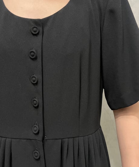 Front Button S/S Dress BK