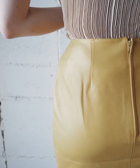 LOEWE Leather Skirt YE