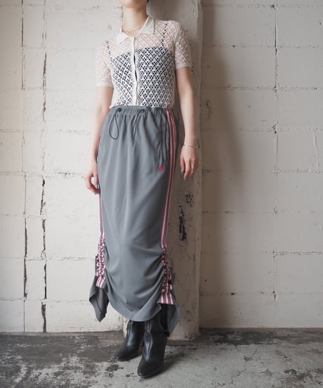 Short Sleeve Crochet Design Shirt WH