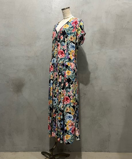 F/S Flower Pattern Dress BKPI