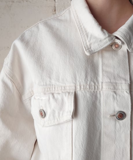 White Denim Jacket WH