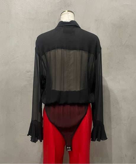 DKNY Body Suit Shirt BK