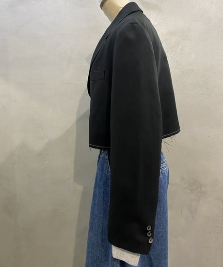 REMAKE Cutoff Tailored Jacket BK